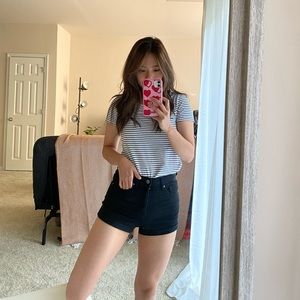 FOREVER21 Black High waists shorts